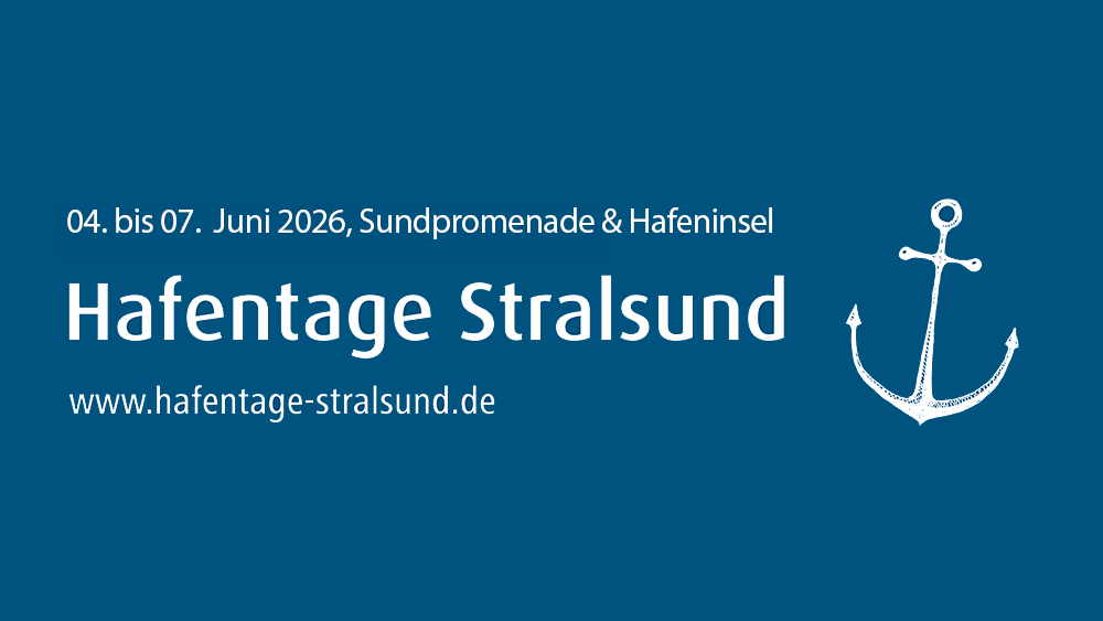 Baner Dni Portu 2026 // &copy; Hansestadt Stralsund