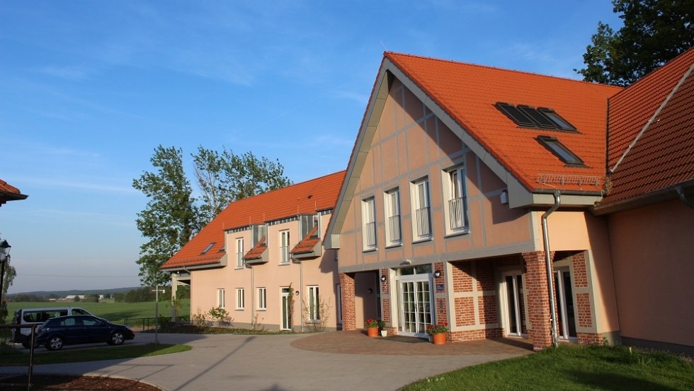 Haus Wildtierland Gehren - Buitenaanzicht van het gebouw, © Haus Wildtierland