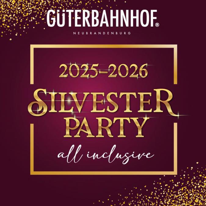 Impreza sylwestrowa w GÜTERBAHNHOF Neubrandenburg, © GÜTERBAHNHOF Neubrandenburg