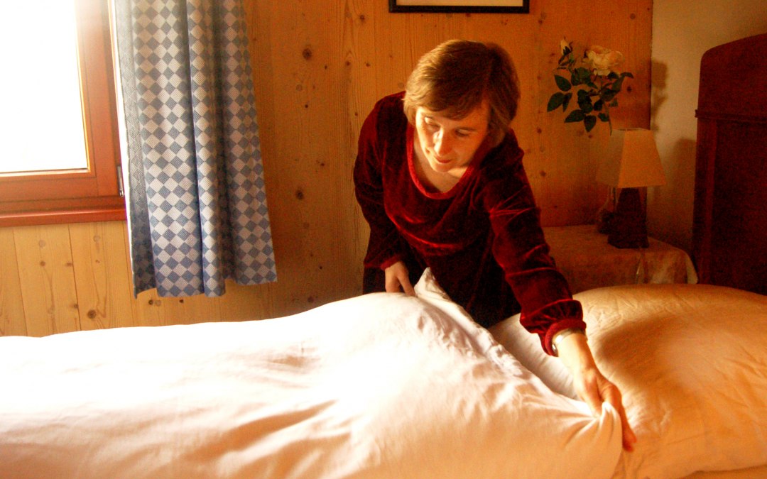 Hostess at work, © Marina Mayor Marcó