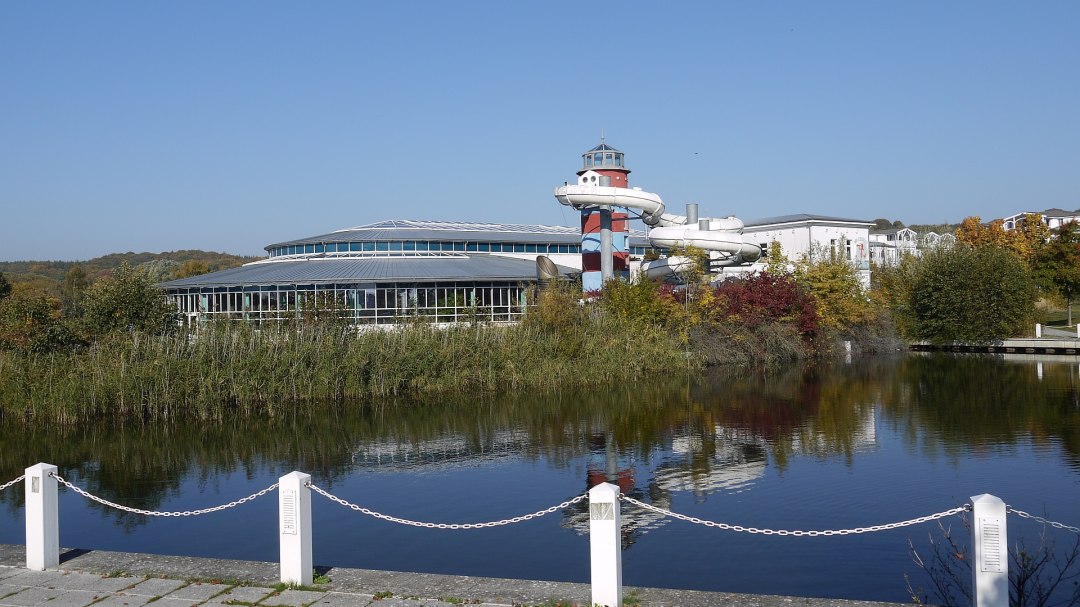 Kąpielisko i sauna AHOI Rügen w bałtyckim kurorcie Sellin, © TMV/ Fischer Kąpielisko i sauna AHOI Rügen w bałtyckim kurorcie Sellin, © TMV/ Fischer