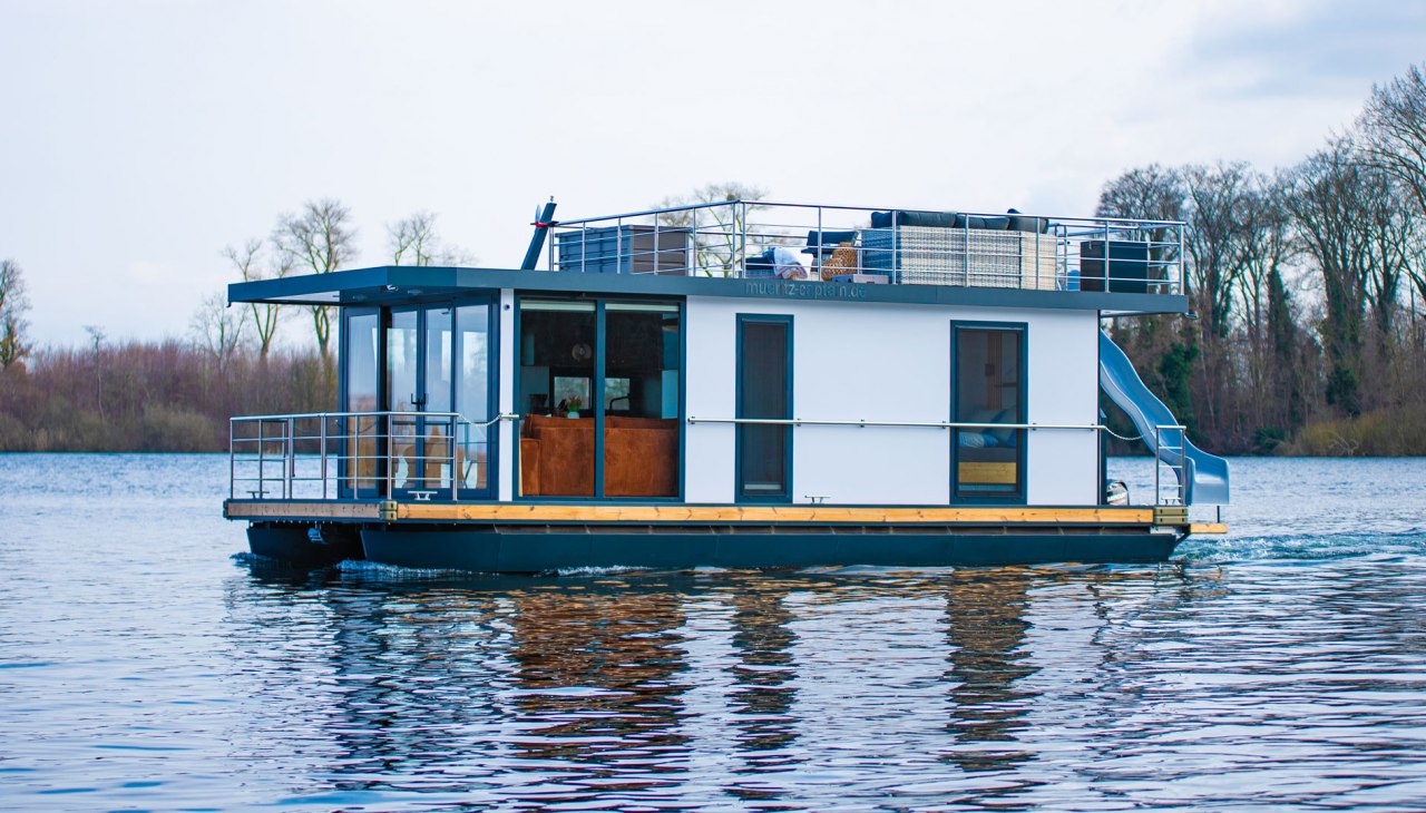 hausboot-wasserrutsche, © Daniel Steinke Fotografie