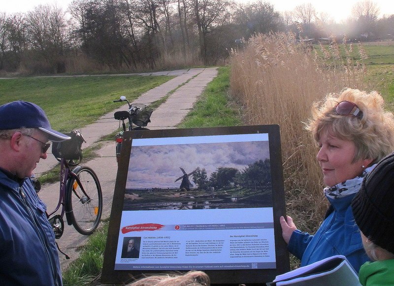Fietstocht langs de kunstroute Ahrenshoop, © Kurverwaltung Ahrenshoop · Foto Jil Abfalter