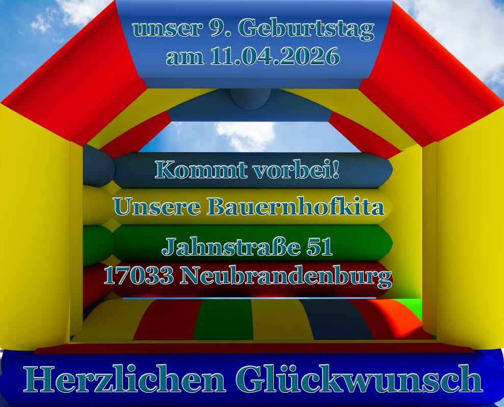 Ten wspaniały dmuchany zamek jest częścią kolorowego programu., &copy; Fred Freese