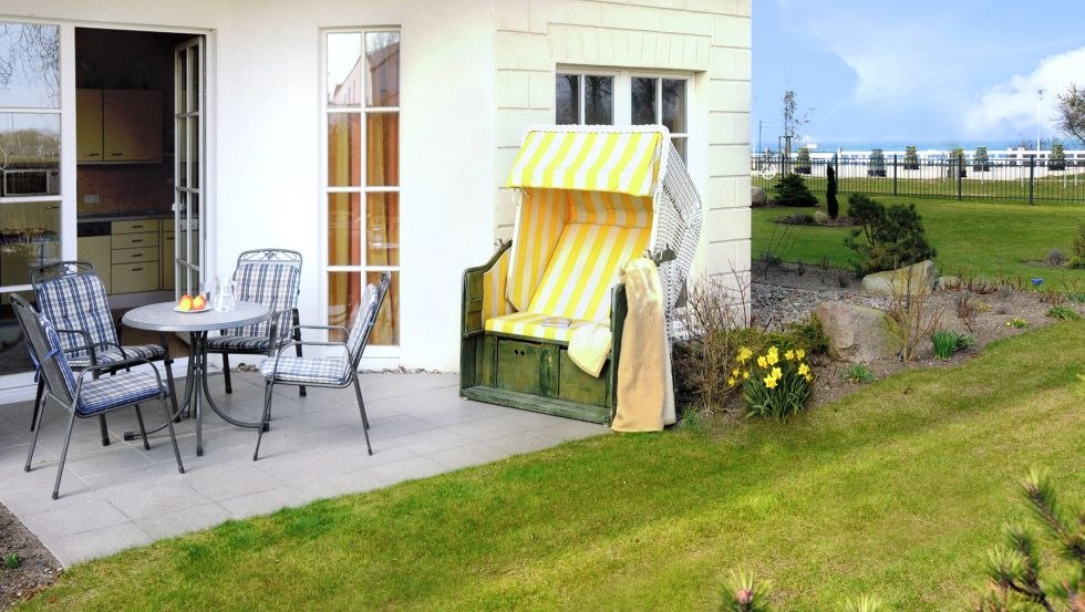 Terras van een flat, © Appartementhaus ATLANTIK