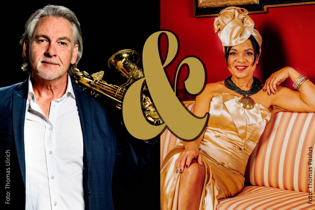 Bandleader Andreas Pasternack & Jazzlady Jacqueline Boulanger, &copy; Thomas Ulrich / Thomas Paulus