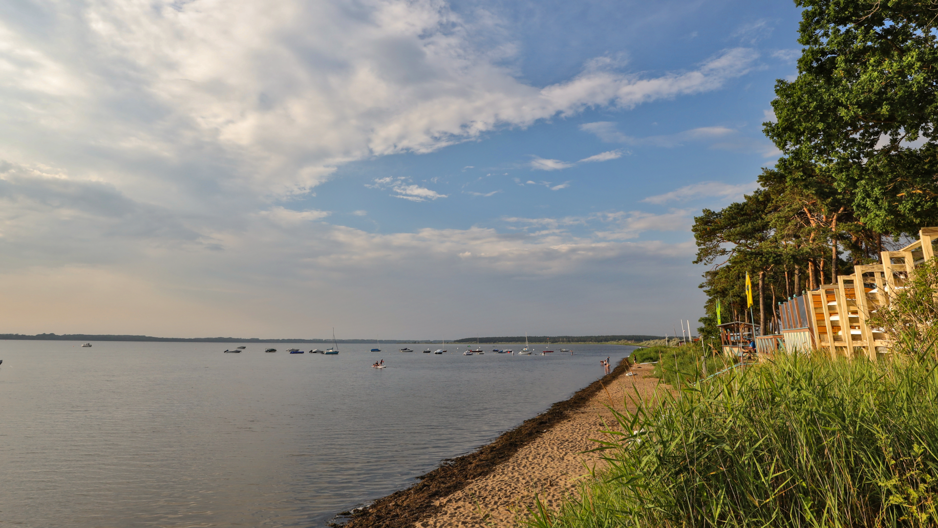 Pepelow at the Salzhaff is ideal for a surf camping vacation, &copy; MV-T/Gohlke