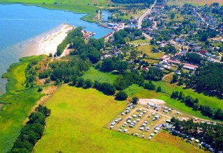 Campingplatz Waldcamp Freest Luftbildaufnahme // &copy; Campingplatz Waldcamp Freest