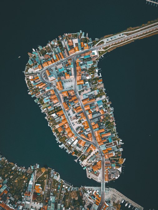 Malchow from above, © Tourist-Information Malchow