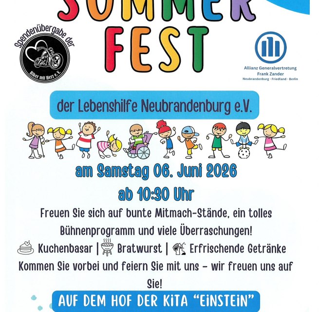 Summer party LH 2026 // &copy; Lebenshilfe Neubrandenburg e.V.