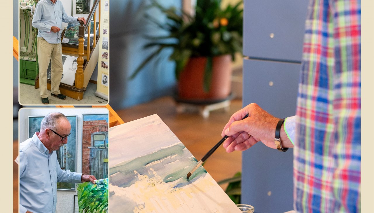 "Schilderijen & grafiek" door Joachim Weyrich, © André Pristaff / Tourismus- und Kur GmbH Graal-Müritz "Schilderijen & grafiek" door Joachim Weyrich, © André Pristaff / Tourismus- und Kur GmbH Graal-Müritz