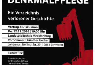 Plakat // © Ortskuratorium Schwerin der DSD Plakat // © Ortskuratorium Schwerin der DSD