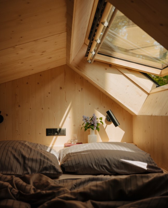 Cabine28 Bovenste bed // &copy; Cabin28