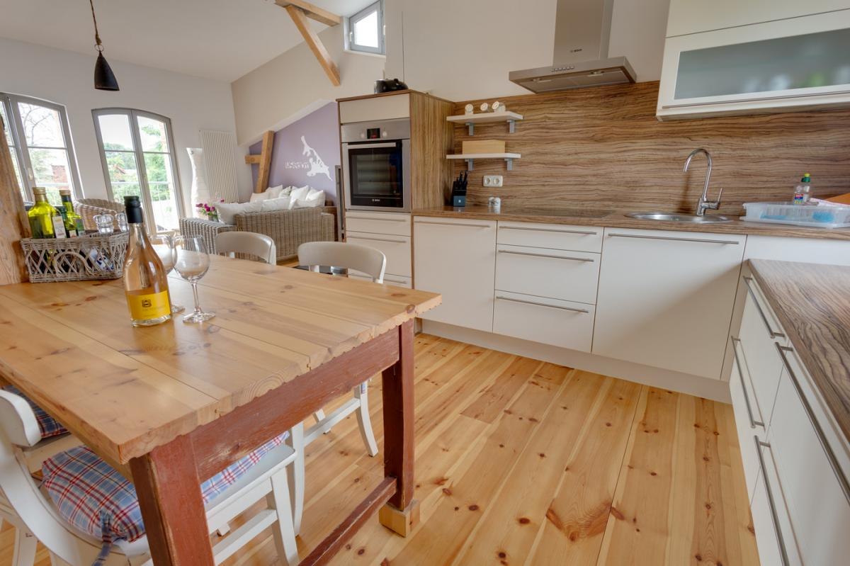 Backsteinhus binnen vakantiewoning Utkiek // &copy; Backsteinhus Holger Stein