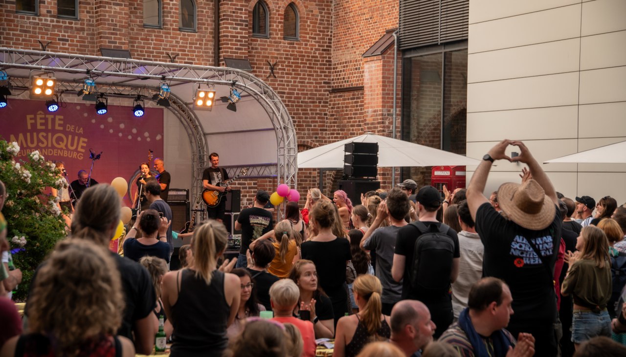 Concerts are also held in the museum courtyard during the Fête de la Musique., © Jessica Schuck Concerts are also held in the museum courtyard during the Fête de la Musique., © Jessica Schuck
