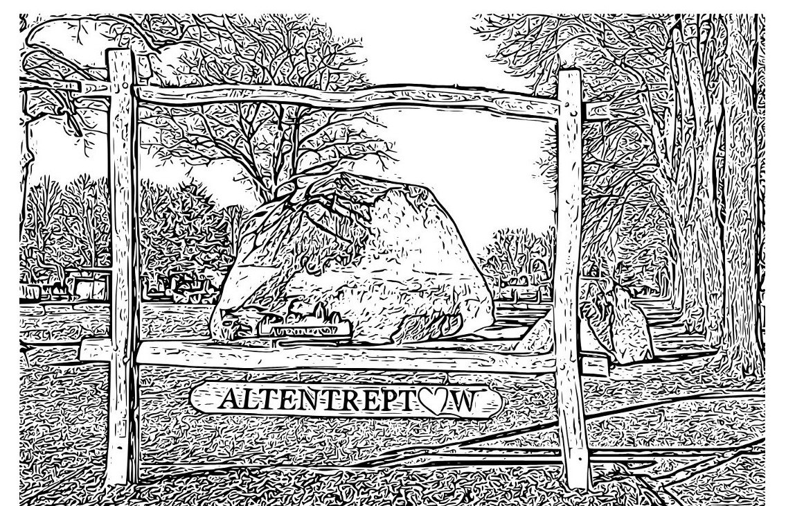 Grote steen op de kloosterheuvel, &copy; Sybille Waschk