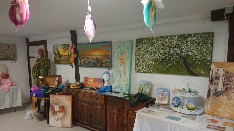 Exhibition space on the threshing floor, © Frank Döhler