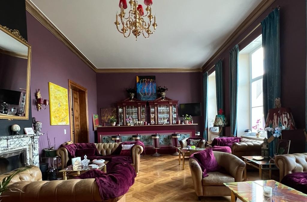 Een salon in kasteel Passow, © Manuela Engel-Dahan