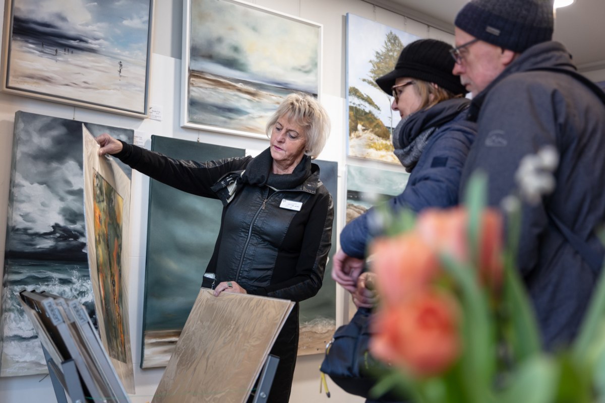 Painter Beate Fritz // © Fotograf Florian Selig Painter Beate Fritz // © Fotograf Florian Selig