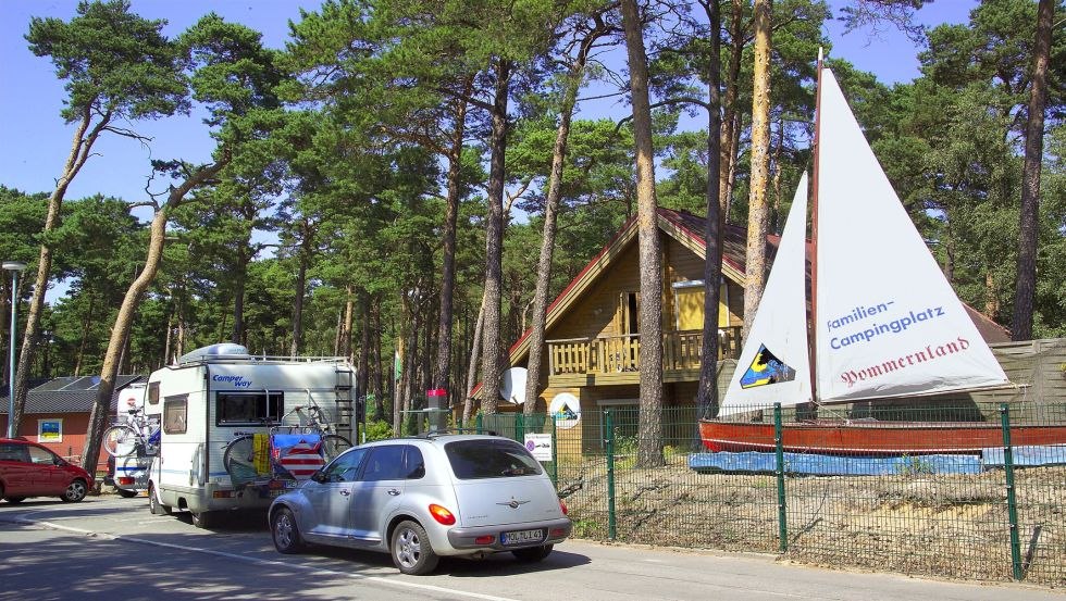 Camping ingang, © CP Pommernland