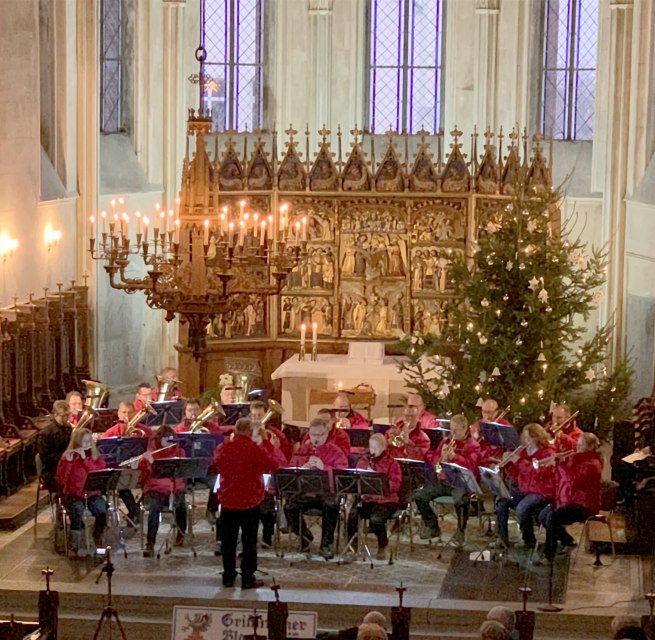 Grimmen brass band in St. Thomas Church in Tribsees, © Grimmener Blasmusik e.V.