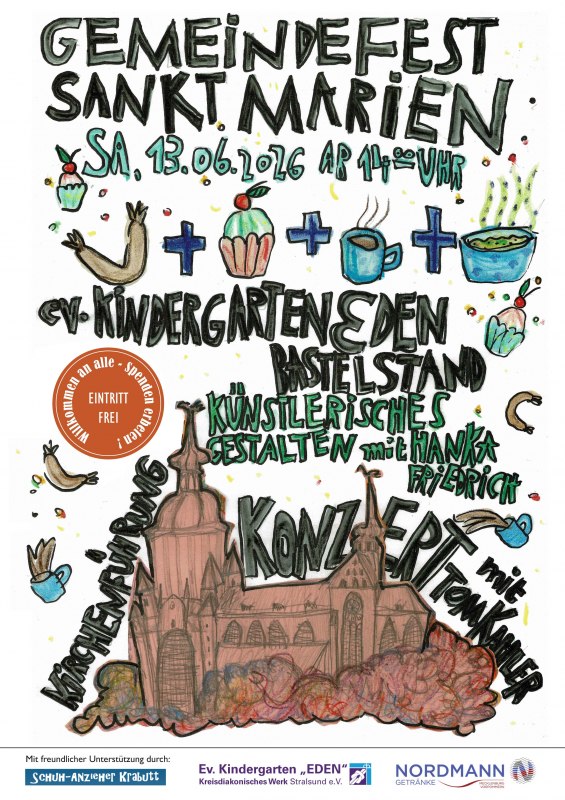 Community festival 13.06.2026 St. Marien Stralsund // &copy; Ev. Kindergarten Eden