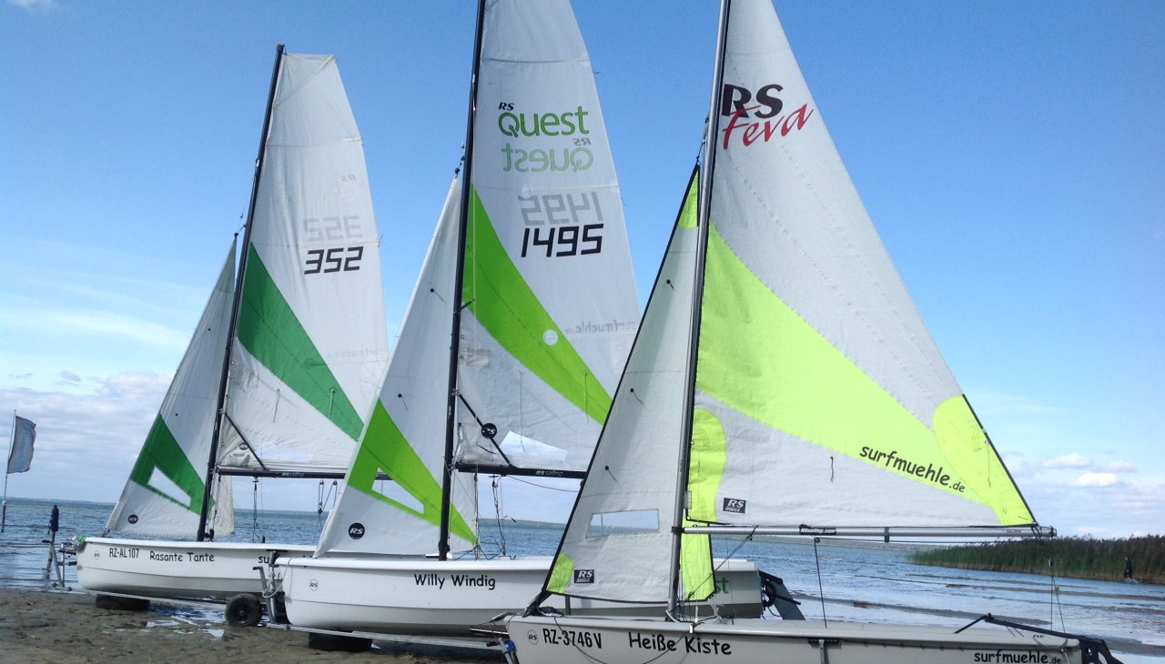 Everything ready for the sailing course, © Katamaran- und Surfmühle