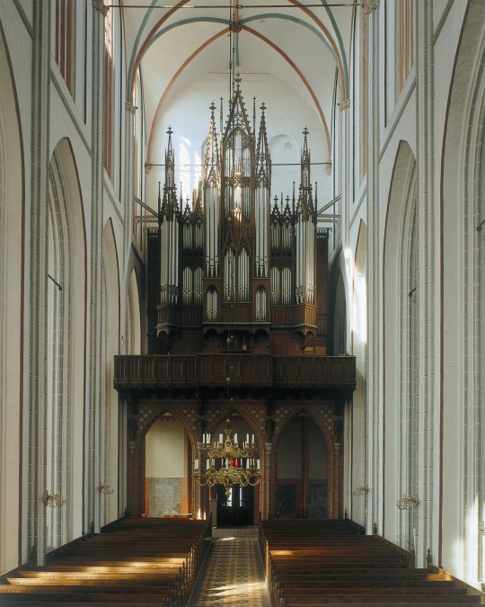 Zabytkowe organy beczkowe z 1871 r., © Domkantorei Schwerin