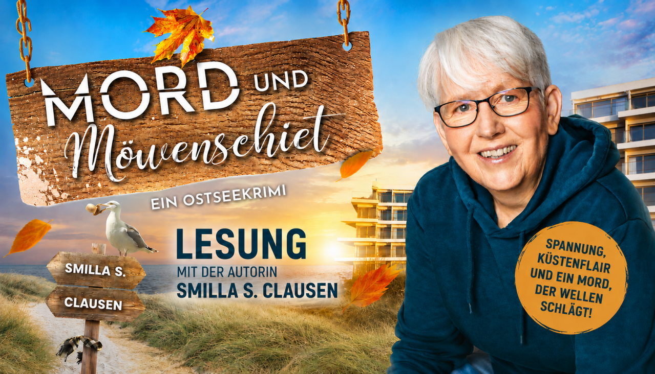 The author writes her crime novels under the pen name Smilla S. Clausen. Smilla S. Clausen has also recently become a member of the “Mörderischen Schwestern” (Murderous Sisters), a network of German-speaking female crime writers. // © Goldlichtstudios / cover and art – dream design The author writes her crime novels under the pen name Smilla S. Clausen. Smilla S. Clausen has also recently become a member of the “Mörderischen Schwestern” (Murderous Sisters), a network of German-speaking female crime writers. // © Goldlichtstudios / cover and art – dream design