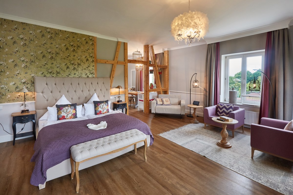 Room "Nightingale" at Kaarz Castle // © Schloss Kaarz / Thomas Mandt Room "Nightingale" at Kaarz Castle // © Schloss Kaarz / Thomas Mandt