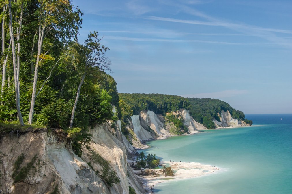 Chalk cliffs in Jasmund National Park, © TMV/Lück Chalk cliffs in Jasmund National Park, © TMV/Lück