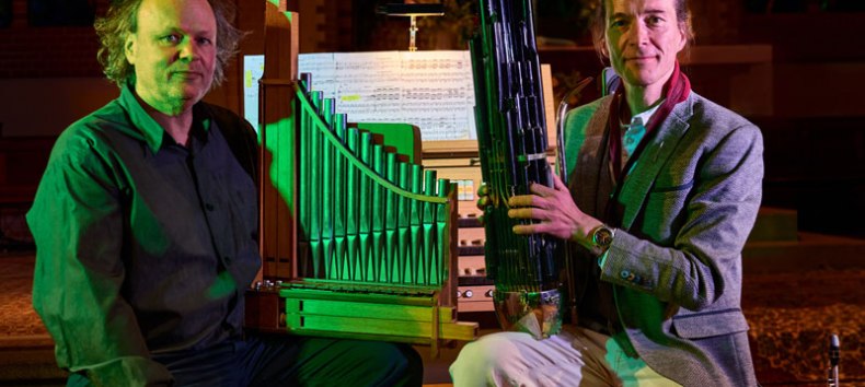 Volker Jaekel (organ) and Gert Anklam (saxophones and sheng) // © Tivadar Nemesi Volker Jaekel (organ) and Gert Anklam (saxophones and sheng) // © Tivadar Nemesi