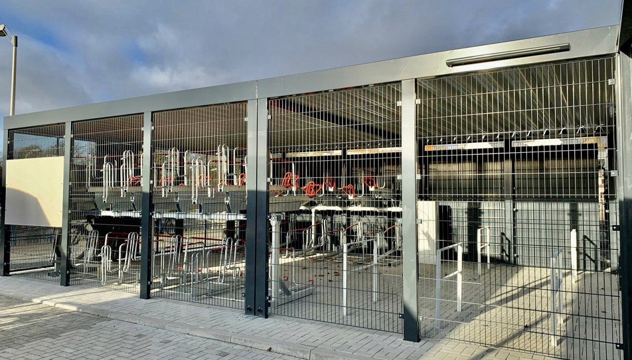 Greifswald bike station, &copy; Gudrun Kr&uuml;ger