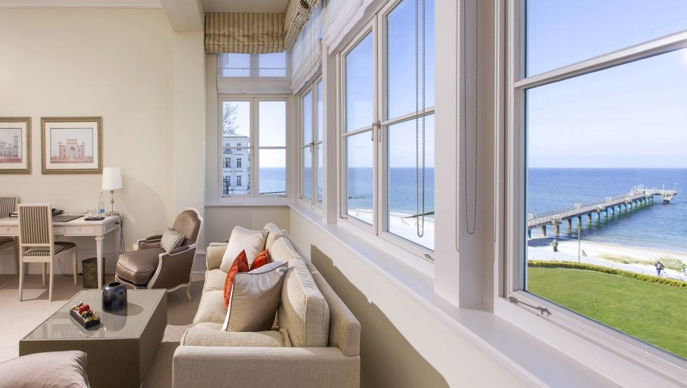 Fantastisch uitzicht vanuit de Junior Suite, © Grand Hotel Heiligendamm