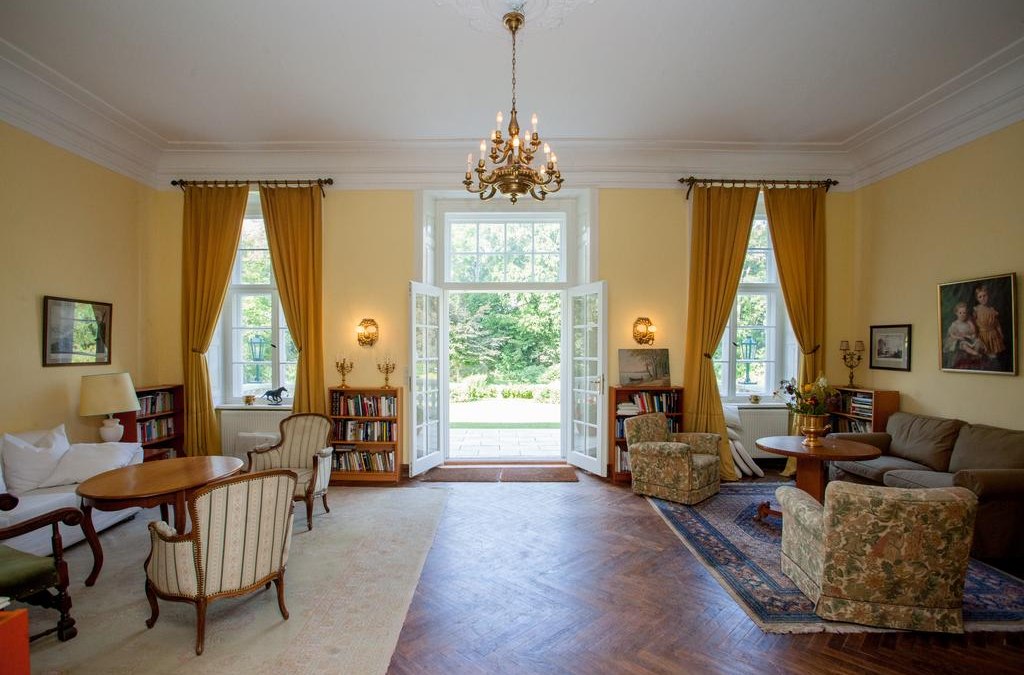 Salon in het landhuis, © Herrenhaus Samow