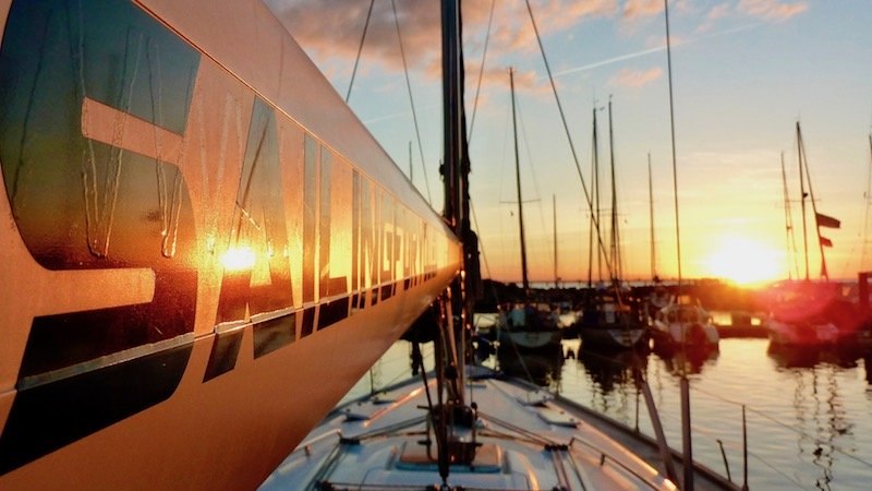 Avondsfeer in de haven, na de zeiltocht, © Jan Möller