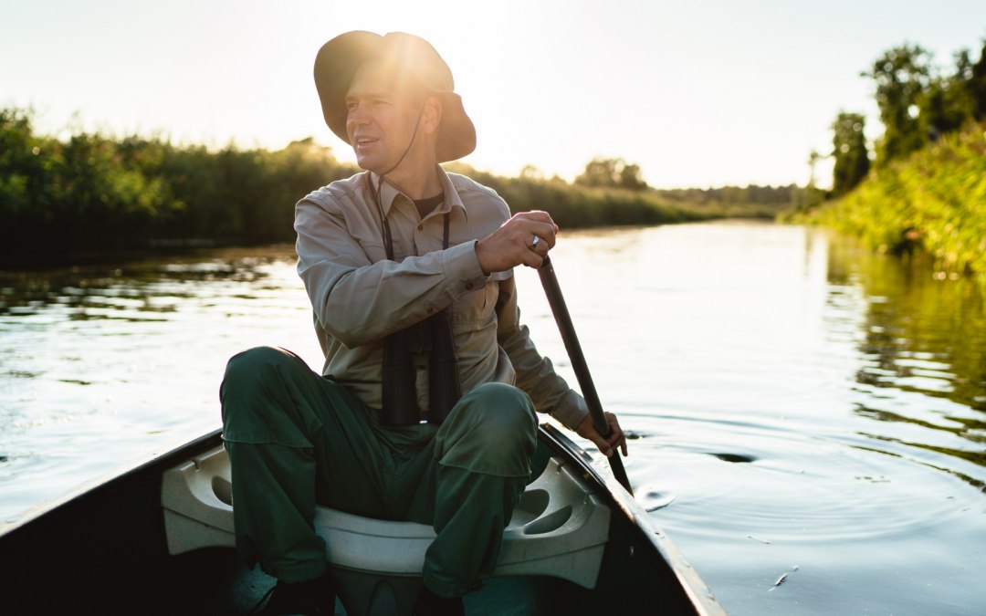 Op kanotocht met natuurgids Martin Hagemann, © Erik Groß