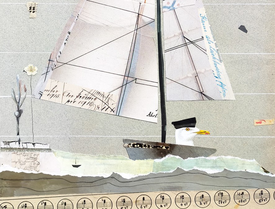 Papieren collages_©Heidrun Boddin, © Heidrun Boddin