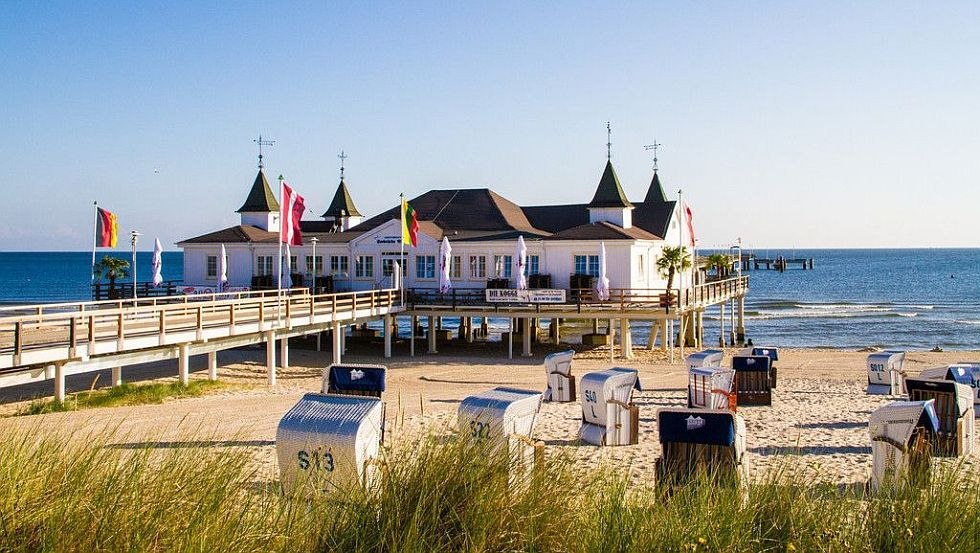 Świadek uzdrowiskowej architektury i charakterystyczny punkt nadmorskiego kurortu Ahlbeck, &copy; Usedom Tourismus GmbH