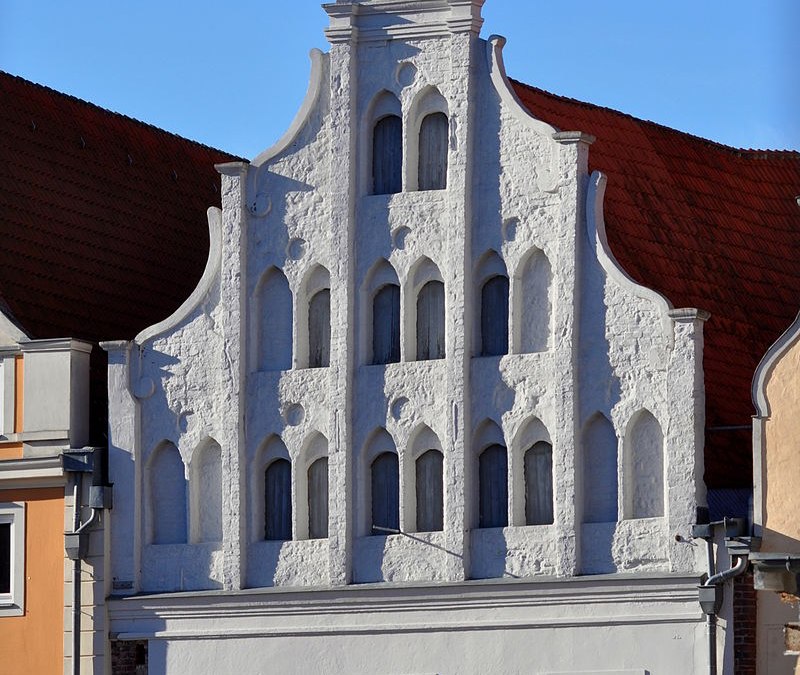 Huis met puntgevel Ossenreyerstrasse 14, © Tourismuszentrale Stralsund