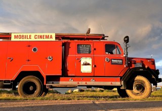 Silent movie traveling cinema // © Tobias Rank Silent movie traveling cinema // © Tobias Rank