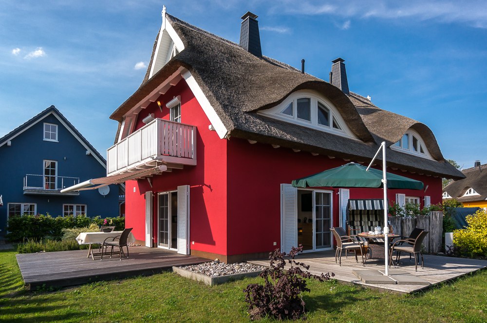 Dom wakacyjny Kiebitz Prerow - widok z zewnątrz, &copy; Ferienhaus Kiebitz