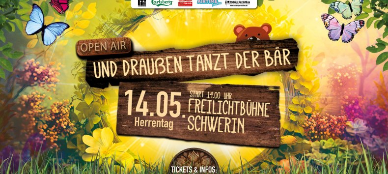 Und drau&szlig;en tanzt der B&auml;r - Das Herrentags Open Air // &copy; Music Eggert GmbH