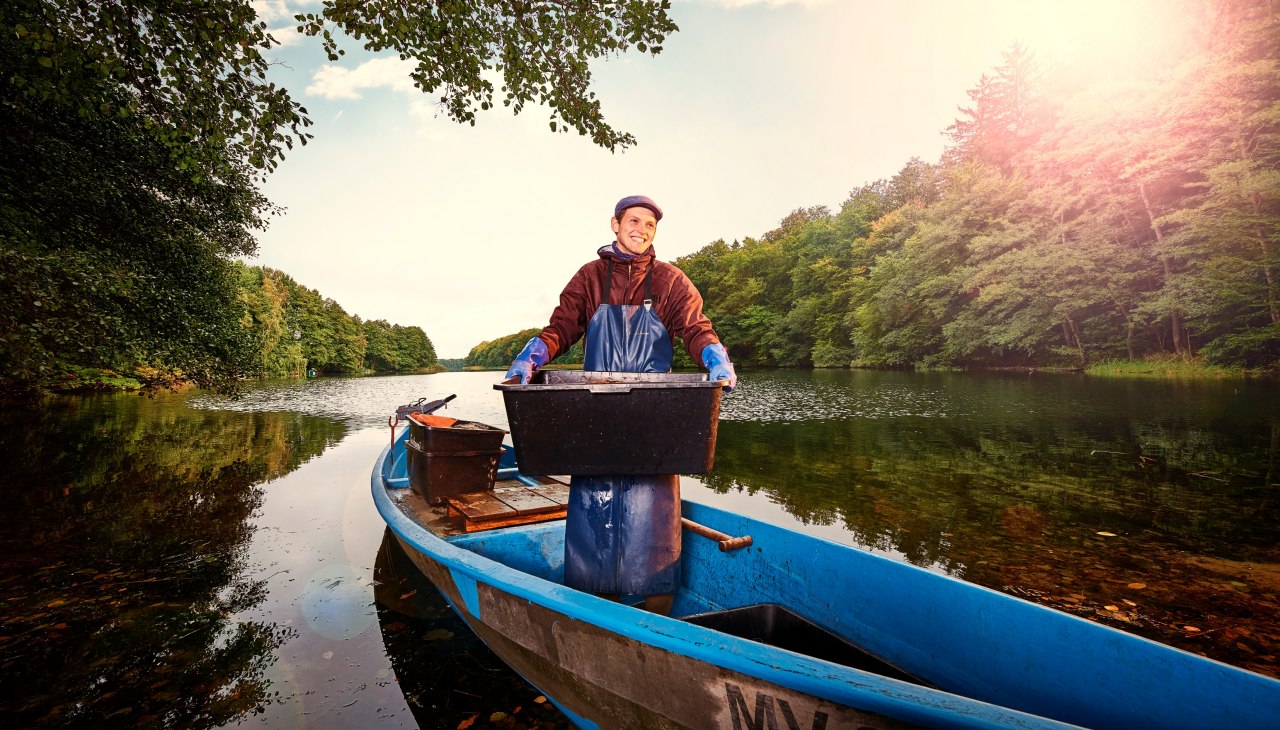 Traditioneel vissen met kieuwnetten, © TMV pocha.de Traditioneel vissen met kieuwnetten, © TMV pocha.de