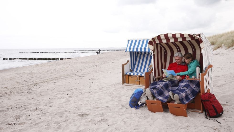 Wandelaars rusten uit in een strandstoel, © TMV/outdoor-visions.com