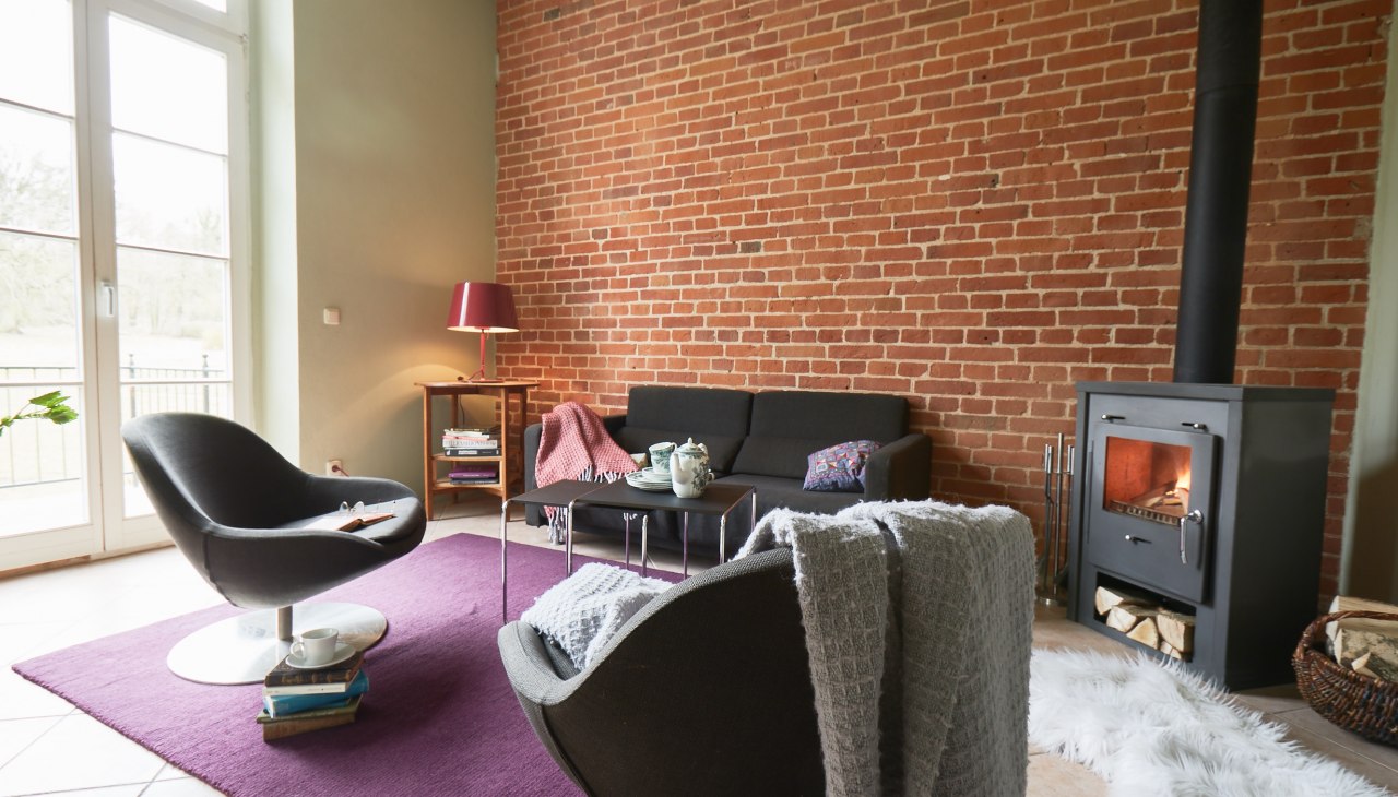 Gezellige sfeer in de woonkamer Margarete, © Gut Pohnstorf