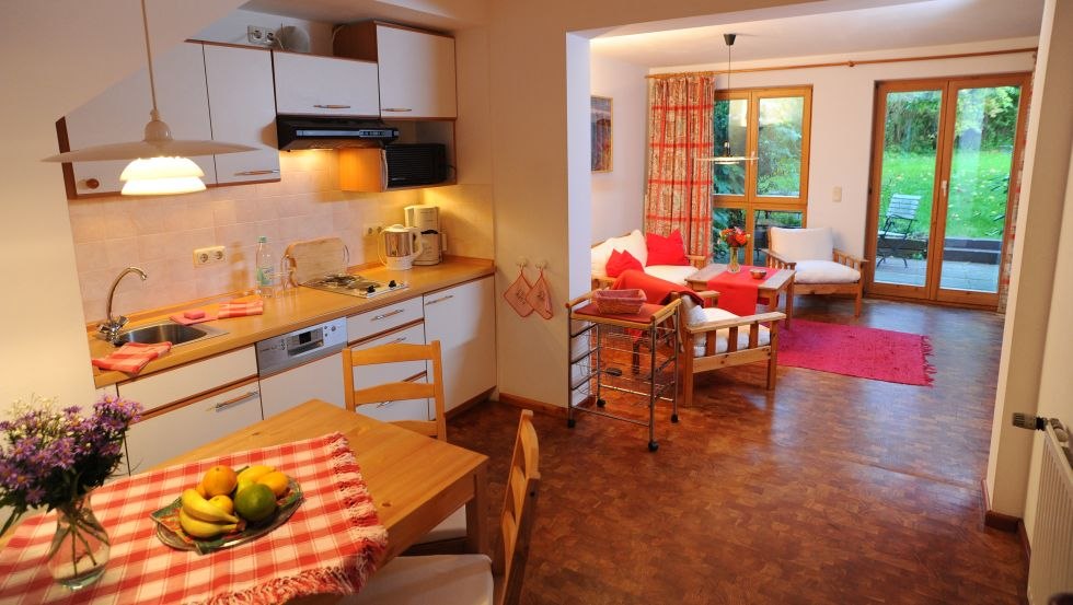 View of the "Red FeWo, © Palm's kinderfreundliches Ferienhaus View of the "Red FeWo, © Palm's kinderfreundliches Ferienhaus