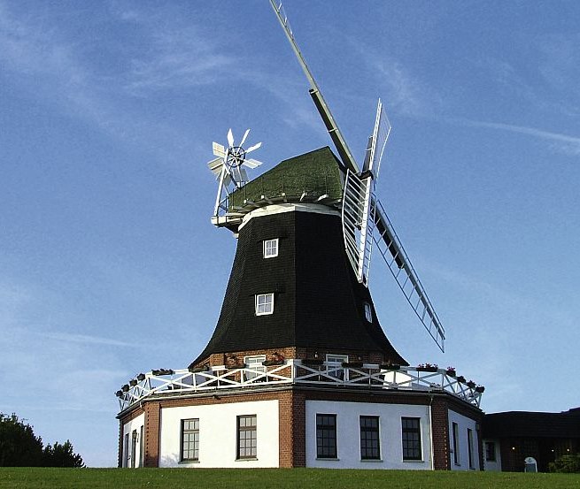 Popular excursion destination and landmark of Kl&uuml;tz is the Dutch Windmill // &copy; Stadtinformation Kl&uuml;tz