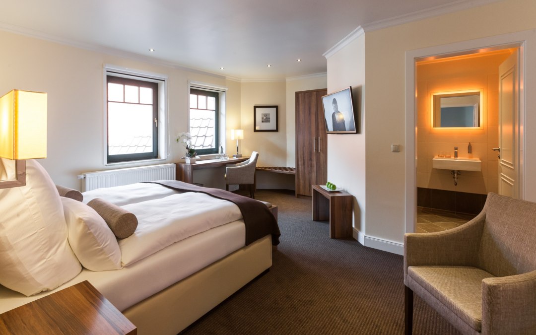 Een goede nachtrust in Hotel Mecklenburger Hof., © Hotel und Pension in der Nudeloper
