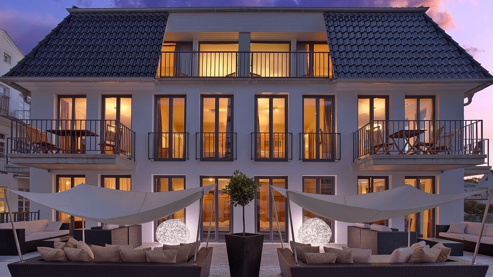 Suite Hotel Binz buitenaanzicht, © Hotel Vier Jahreszeiten Binz GmbH